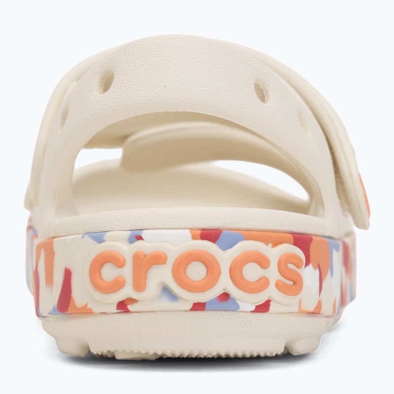 Детски сандали Crocs Crocband Cruiser Glow Confetti Band summit white/guava 6