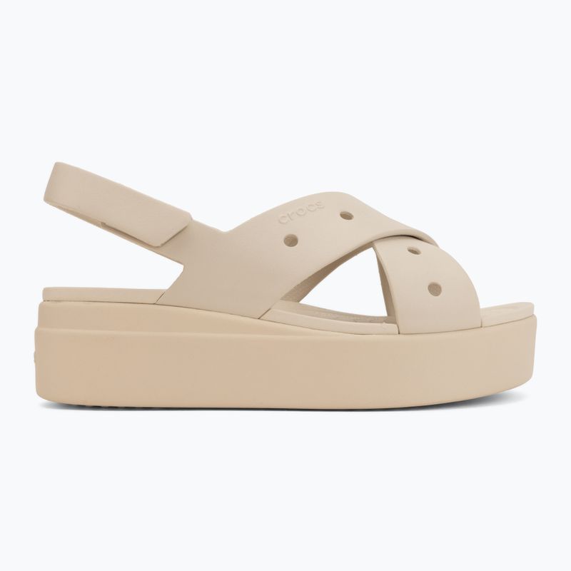Дамски сандали Crocs Broklyn 4U Cross Strap frappe 2