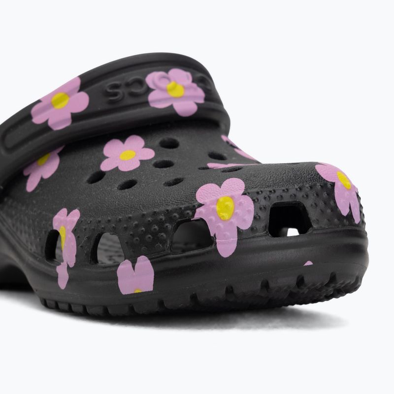 Детски чехли Crocs Classic Flower 212671 black 8
