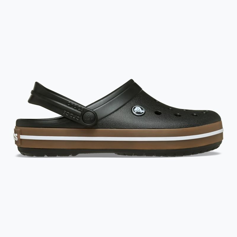 Чехли Crocs Crocband Gum black 2