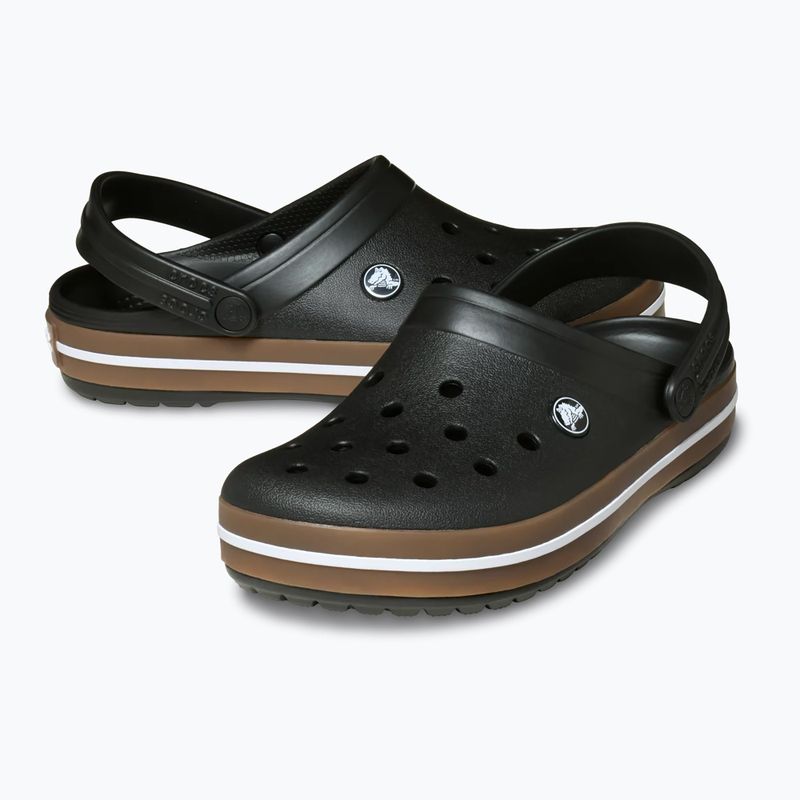 Чехли Crocs Crocband Gum black 6