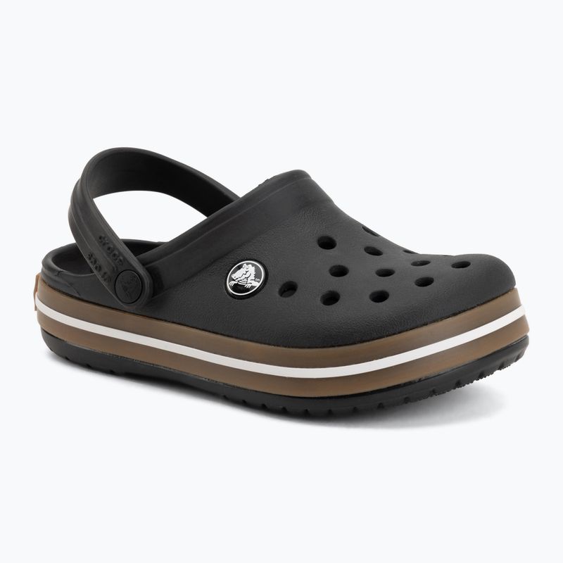 Детски чехли Crocs Crocband Gum black 2