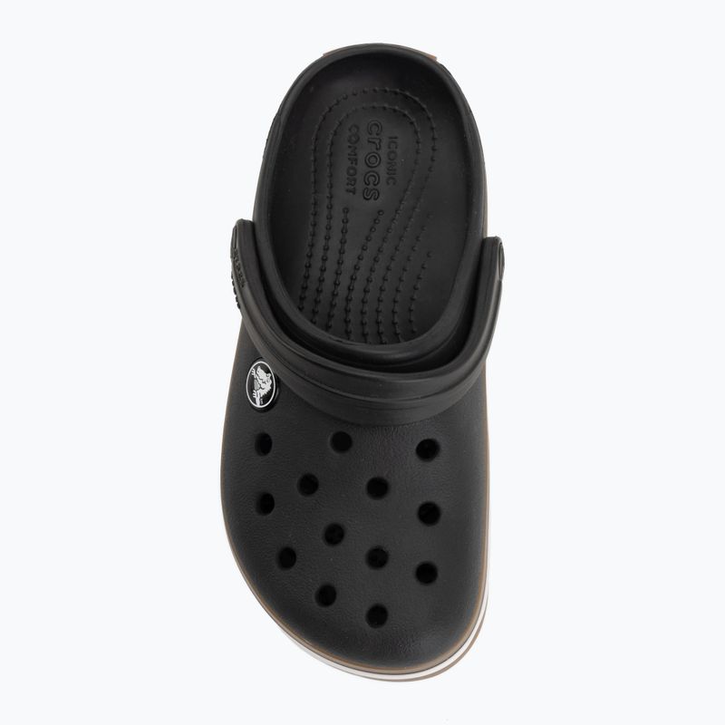 Детски чехли Crocs Crocband Gum black 6