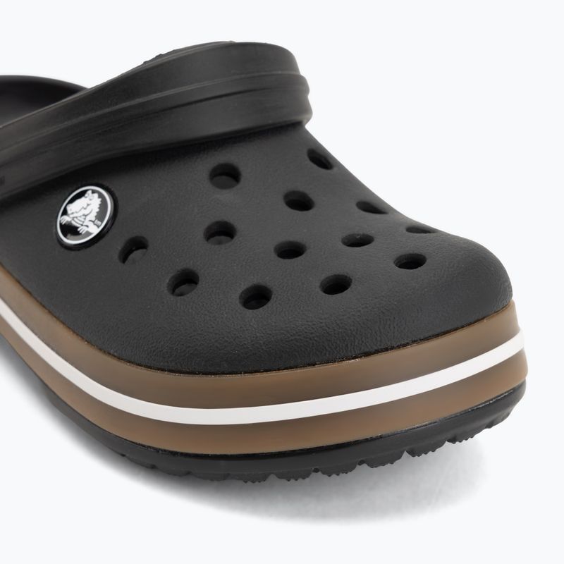 Детски чехли Crocs Crocband Gum black 8