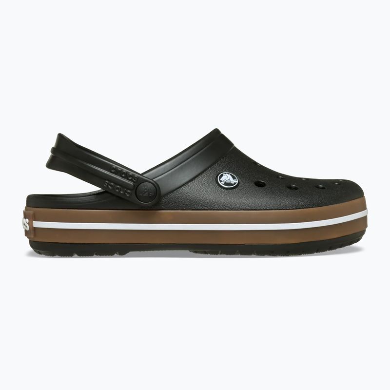 Детски чехли Crocs Crocband Gum black 2