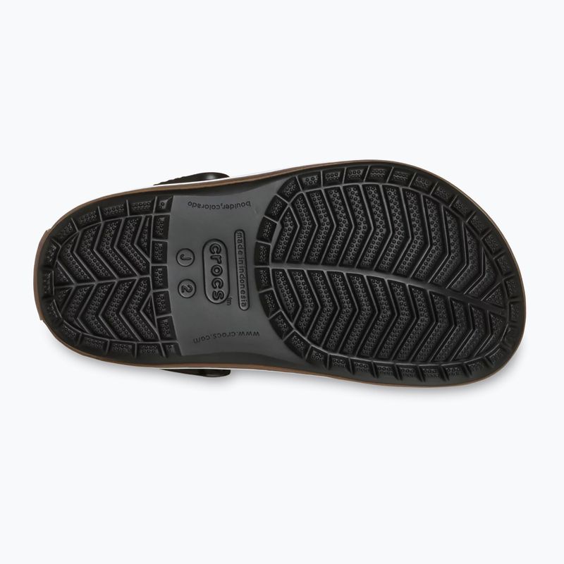 Детски чехли Crocs Crocband Gum black 4