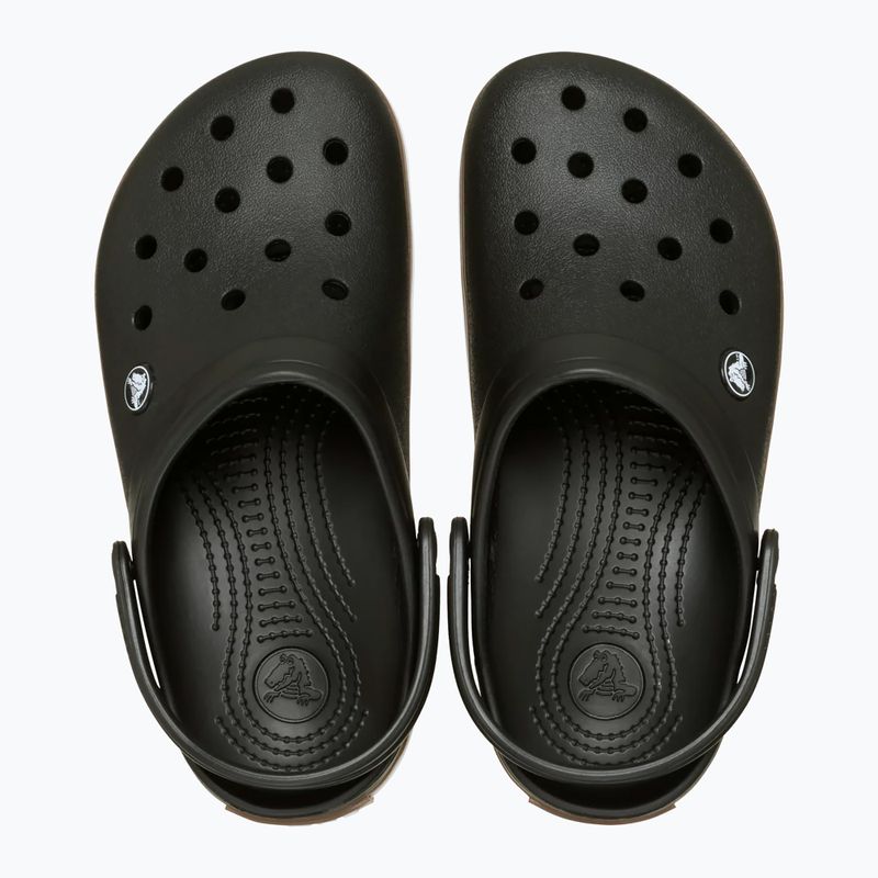 Детски чехли Crocs Crocband Gum black 5