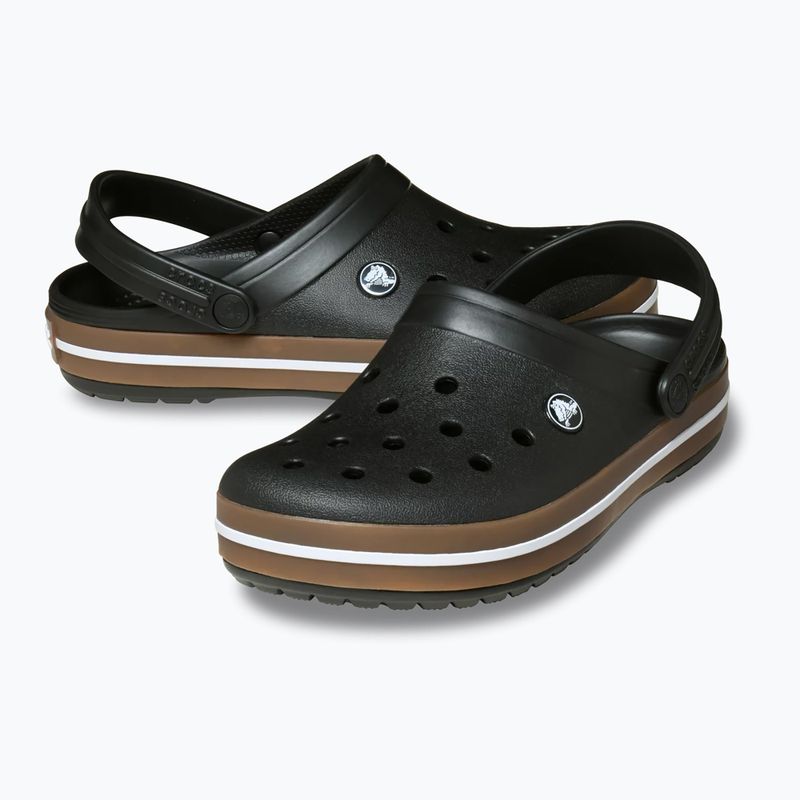 Детски чехли Crocs Crocband Gum black 6