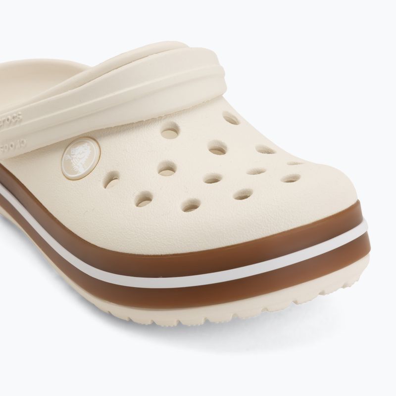 Детски чехли Crocs Crocband Gum summit white 8