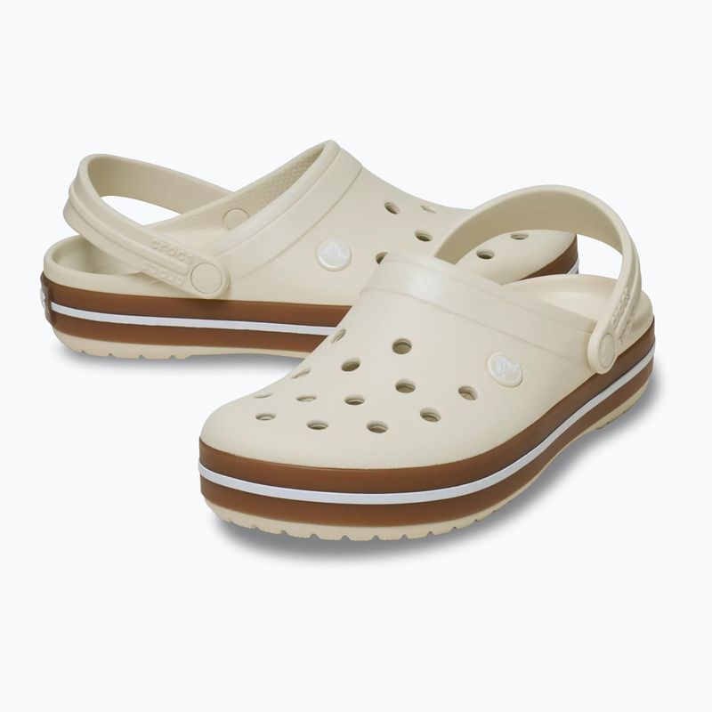 Детски чехли Crocs Crocband Gum summit white 6