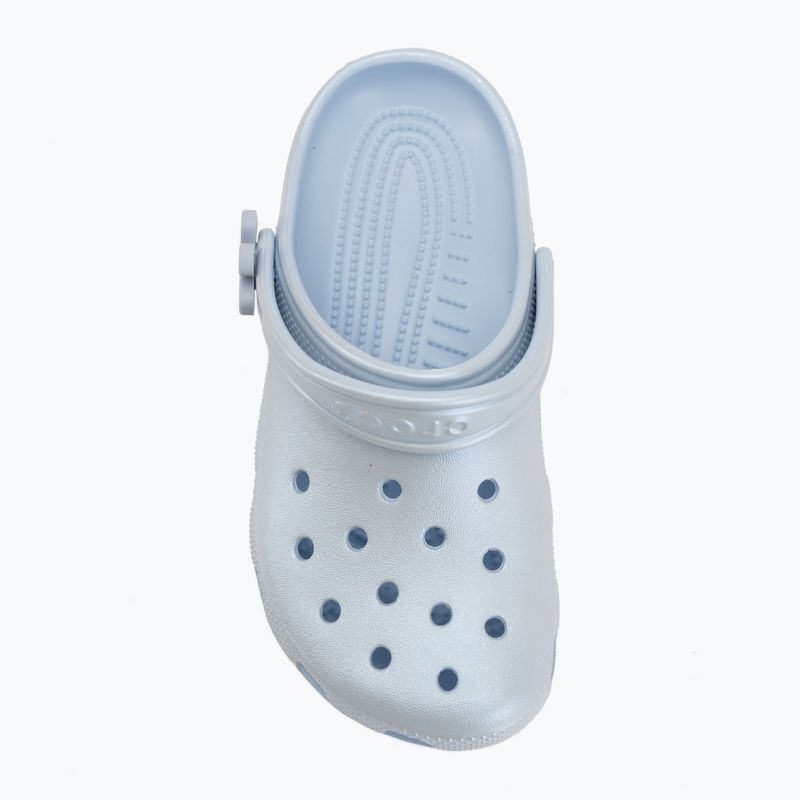 Детски чехли Crocs Classic Pearl Shine blue frost 6