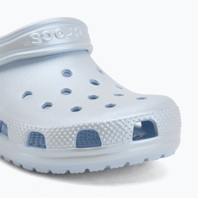 Детски чехли Crocs Classic Pearl Shine blue frost 8