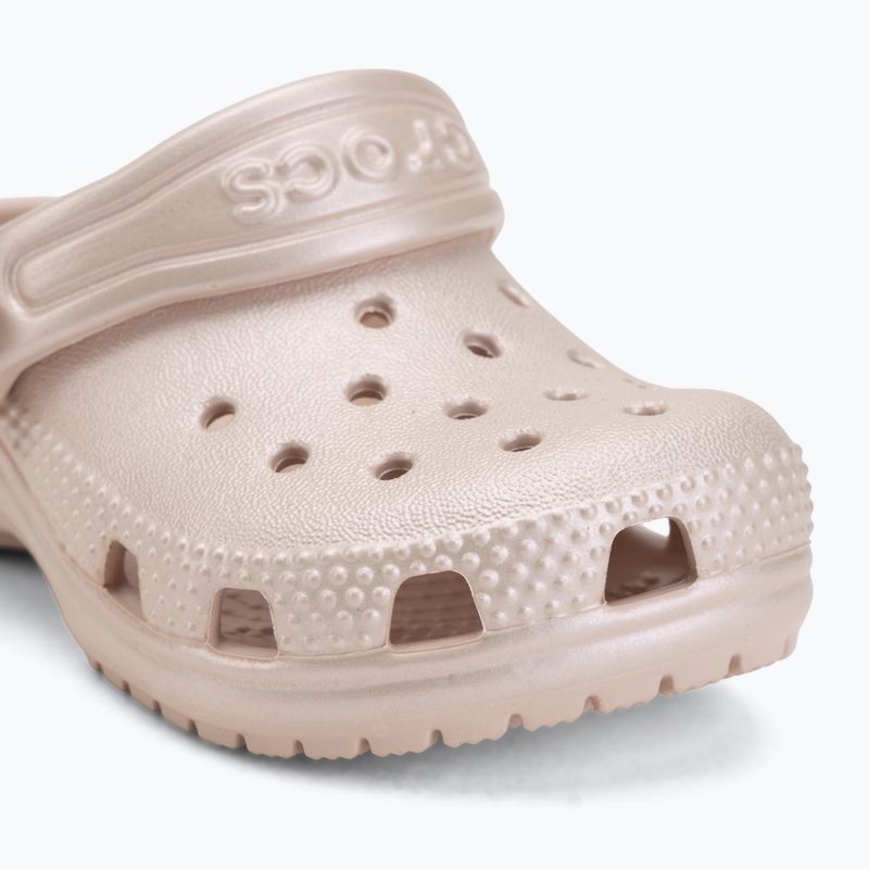Детски чехли Crocs Classic Pearl Shine 212815 quartz 8
