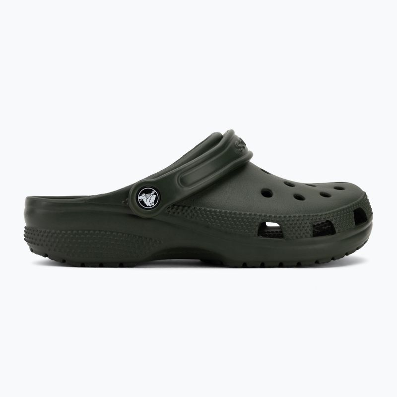 Чехли Crocs Classic army green 3