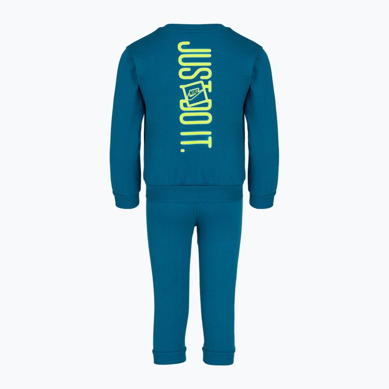 Детски анцуг Nike Sportswear Get With Me Lightweight Fleece green abyss 2