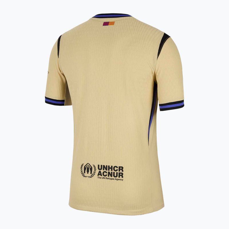 Мъжка футболна тениска Nike FC Barcelona 2025/26 Match Away team gold/team gold/persian violet/black 7