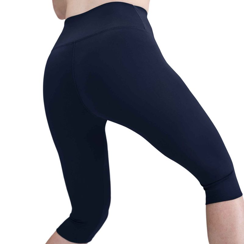 Дамски клин Nike One High Waisted Capri  midnight navy/white 5