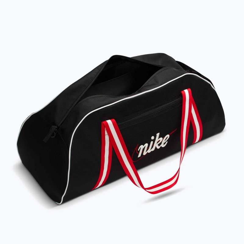 Дамска спортна чанта Nike Gym Club Retro 24 l black/university red/sail 4