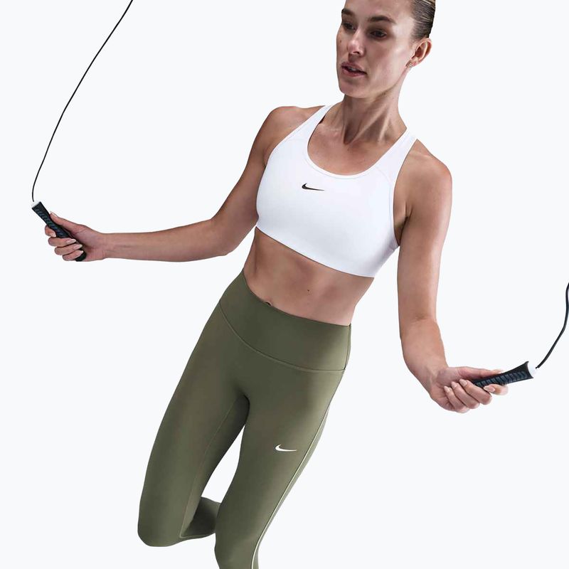 Дамски клин Nike One High-Waisted medium olive/white 5