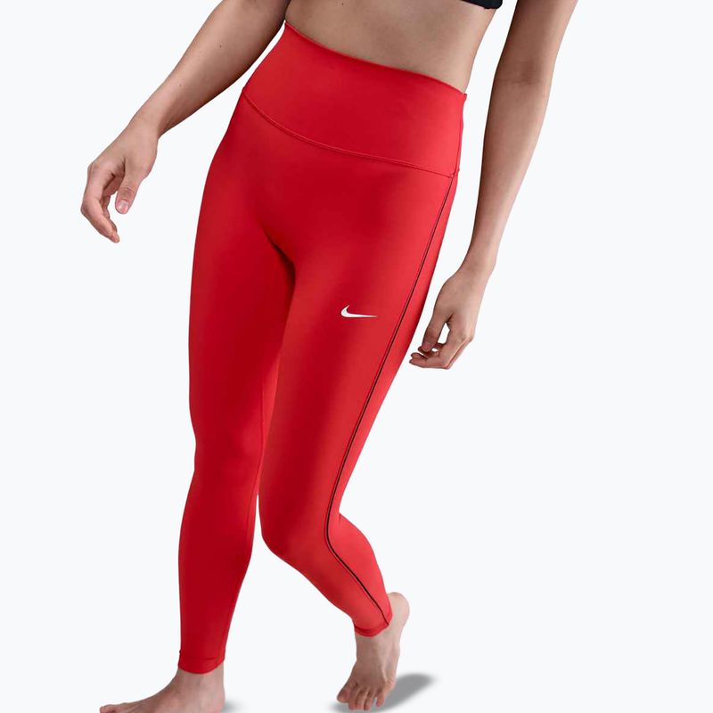 Дамски клин Nike One High-Waisted light crimson/black