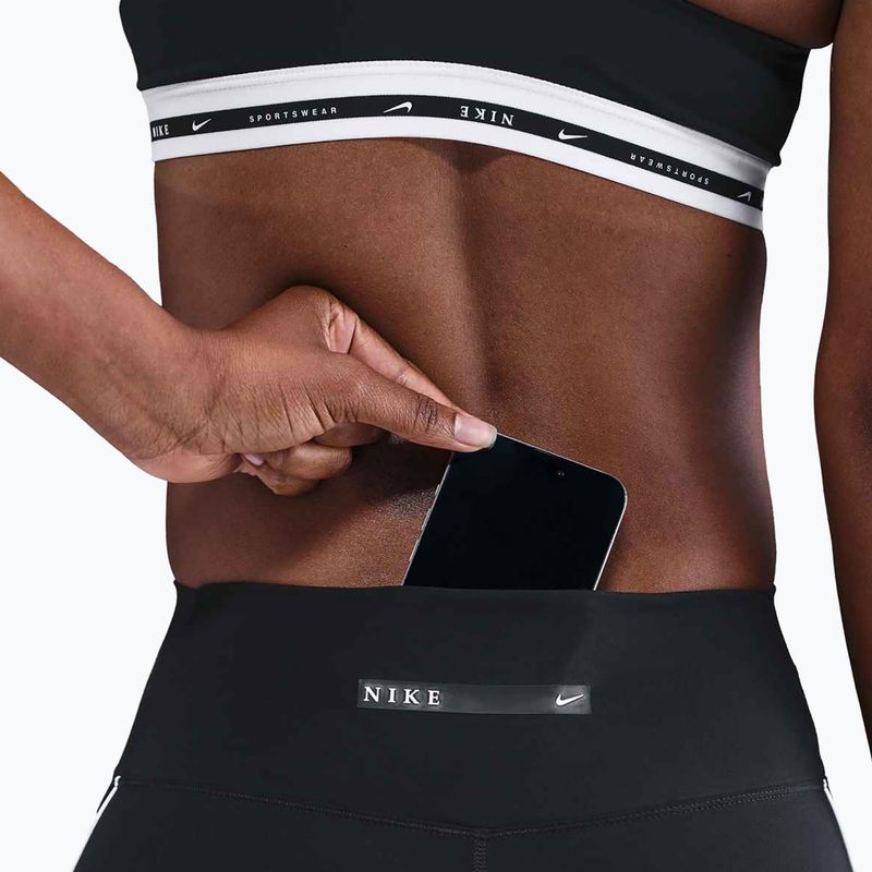 Дамски шорти Nike One Dri-Fit Biker 5“ black/white 7