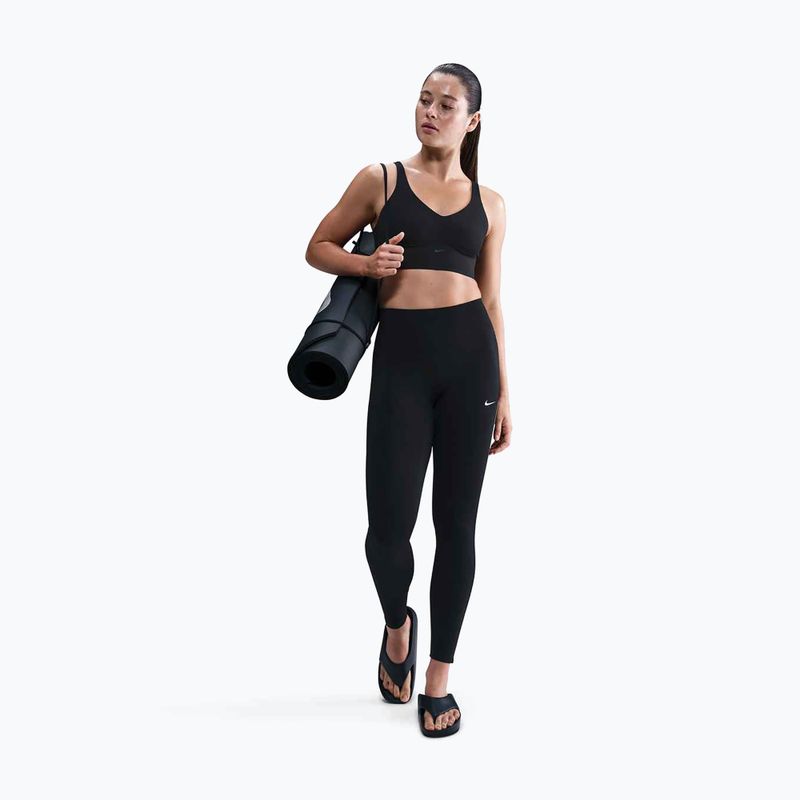 Дамски клин Nike One High-Waisted black/white 2