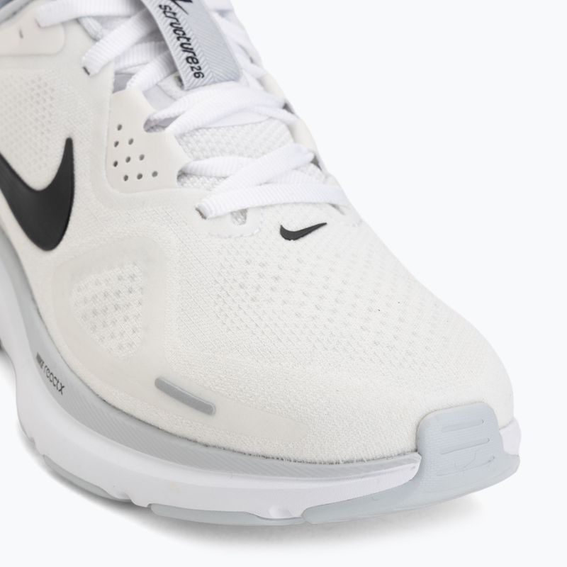 Дамски обувки за бягане Nike Structure 26 white/pure platinum/black 7