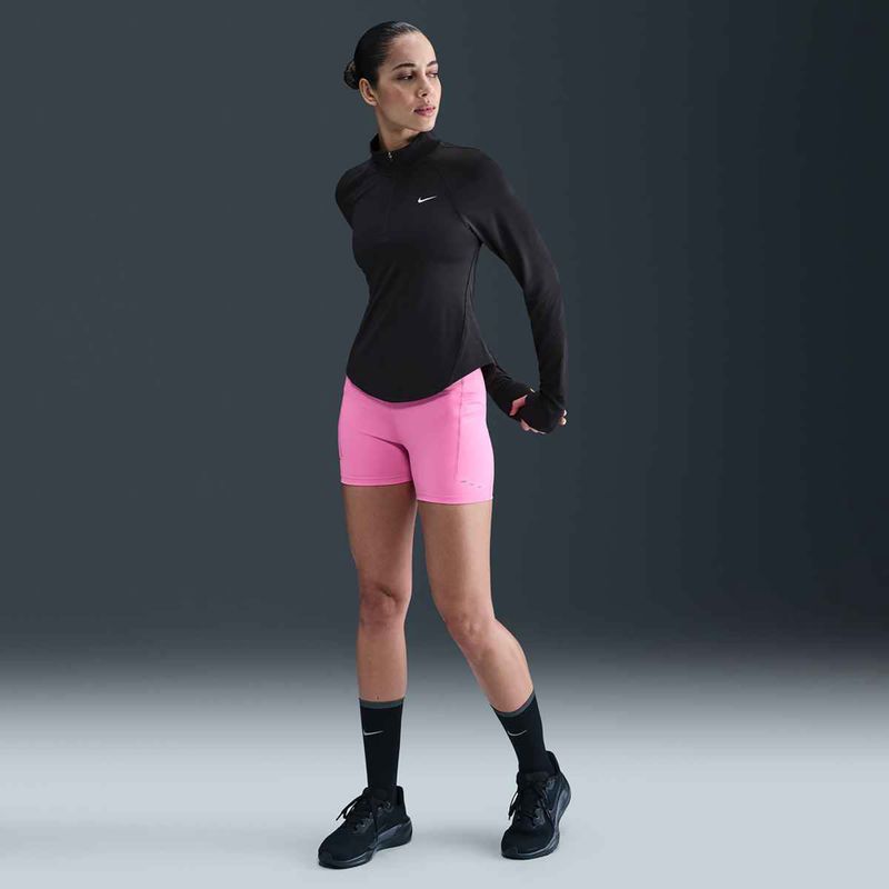 Nike Tempo Dri-Fit 1 / 4 Zip дамски потник за бягане черен 6