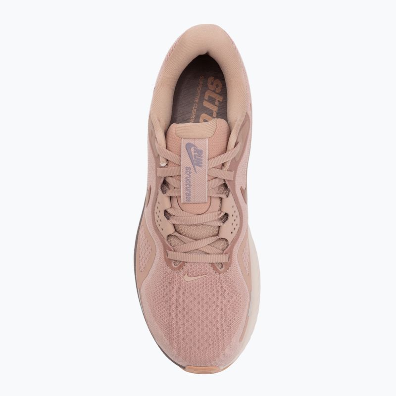 Дамски обувки за бягане Nike Structure 26 particle pink/taupe grey/silt red/metal rose gold 5