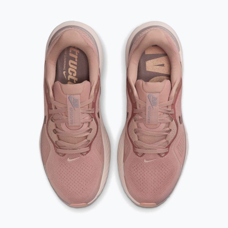 Дамски маратонки за бягане Nike Structure 26 particle pink/taupe grey/silt red/metal rose gold 5