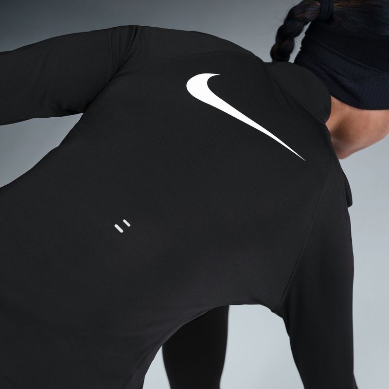 Дамска блуза с дълъг ръкав за бягане Nike Tempo Swoosh Run Dri-Fit 1/4-Zip black/white 5