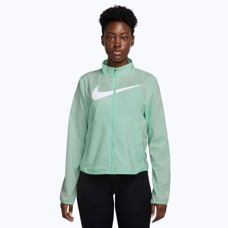 Nike Tempo Swoosh Run дамско яке за бягане ментова пяна/бяло