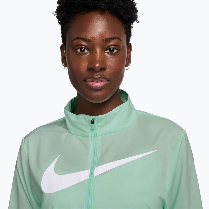 Nike Tempo Swoosh Run дамско яке за бягане ментова пяна/бяло 3