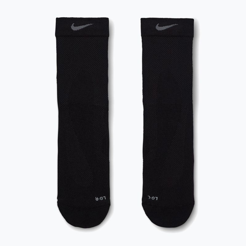 Чорапи Nike Running Lightweight Micro Crew Socks black/pure platinum/smoke grey 2