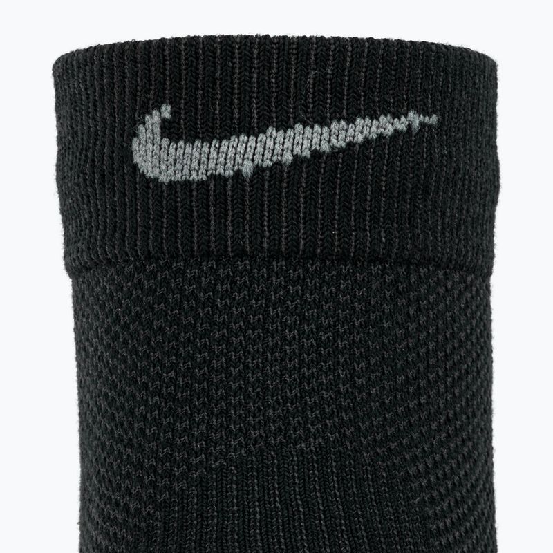 Чорапи Nike Running Lightweight Micro Crew Socks black/pure platinum/smoke grey 3