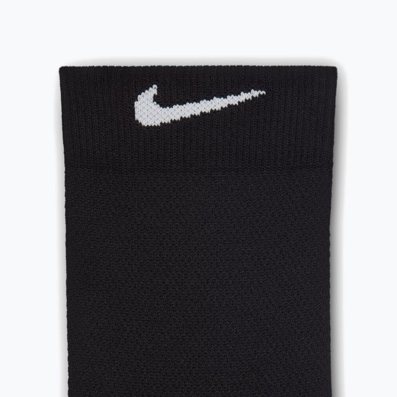 Чорапи Nike Running Midweight Crew black/smoke grey/white 4