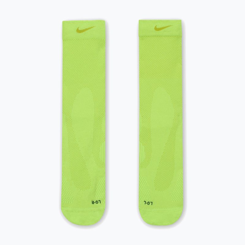 Чорапи Nike Running Lightweight Crew volt/bright cactus/black/bright cactus 2