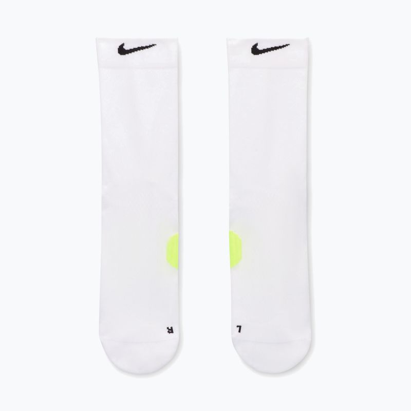 Чорапи Nike Running Midweight Crew white/volt/black 2