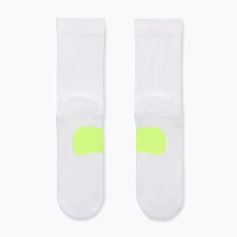 Чорапи Nike Running Midweight Crew white/volt/black 3