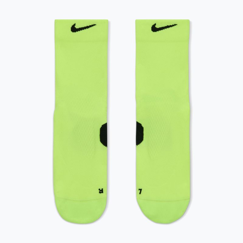 Чорапи Nike Running Midweight Micro Crew volt/black/black 2