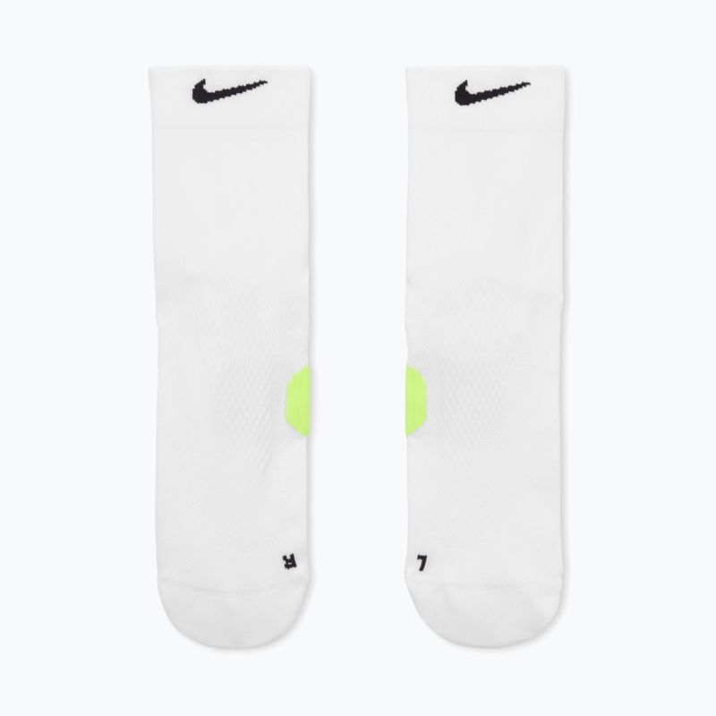 Чорапи Nike Running Midweight Micro Crew white/volt/black 2
