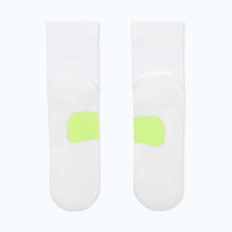Чорапи Nike Running Midweight Micro Crew white/volt/black 3