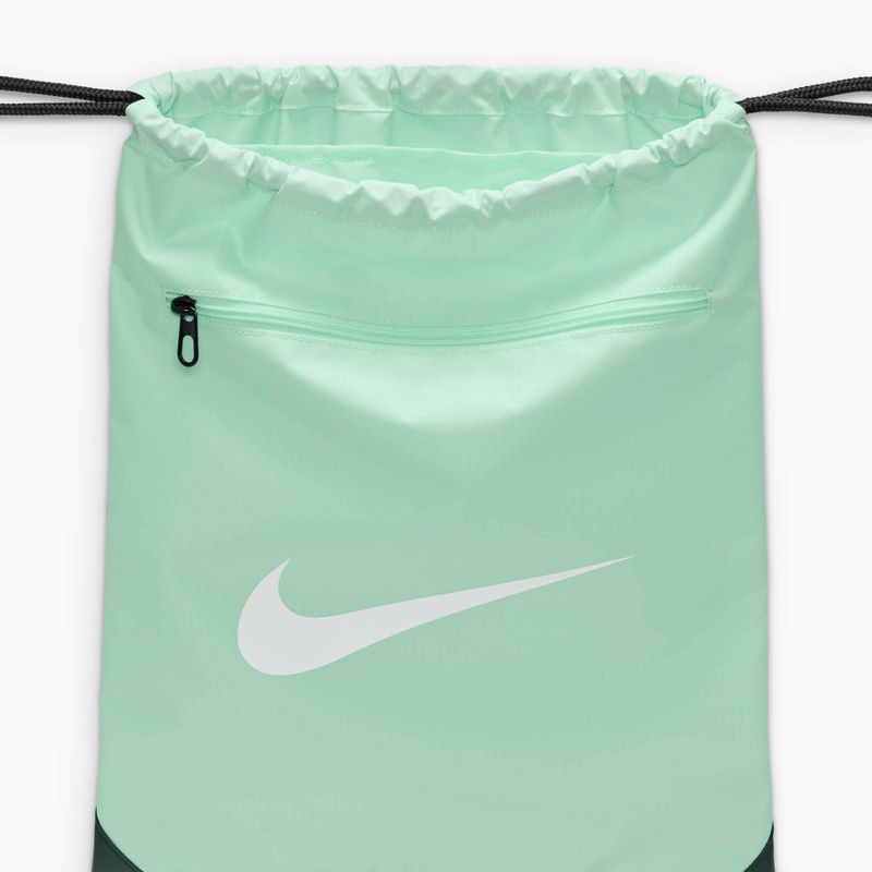 Nike Brasilia 9.5 18 л ментова пяна/черна/бяла чанта 3