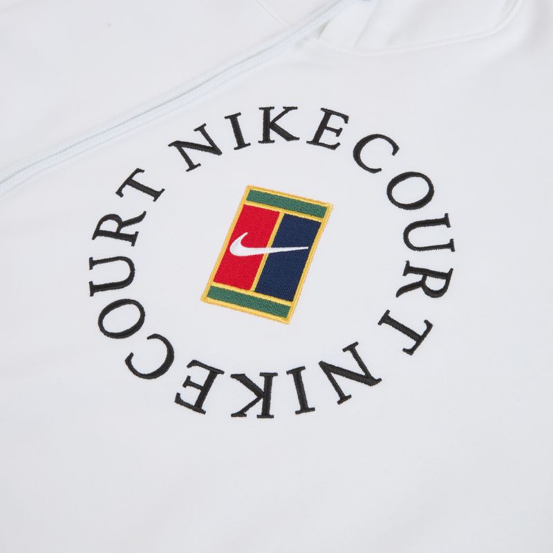 Мъжки тенис суитшърт Nike Court Dri-Fit Heritage French Terry Hoodie white/black 9