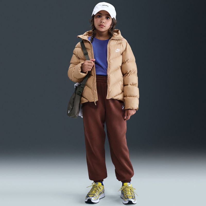 Детско ватирано яке Nike Sportswear All Day Play hemp/white 10