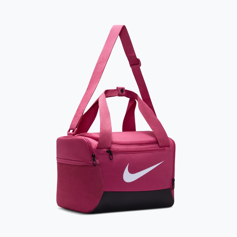 Чанта за тренировки Nike Brasilia 9.5 Duffle 25 l sweet beet/black/white 3