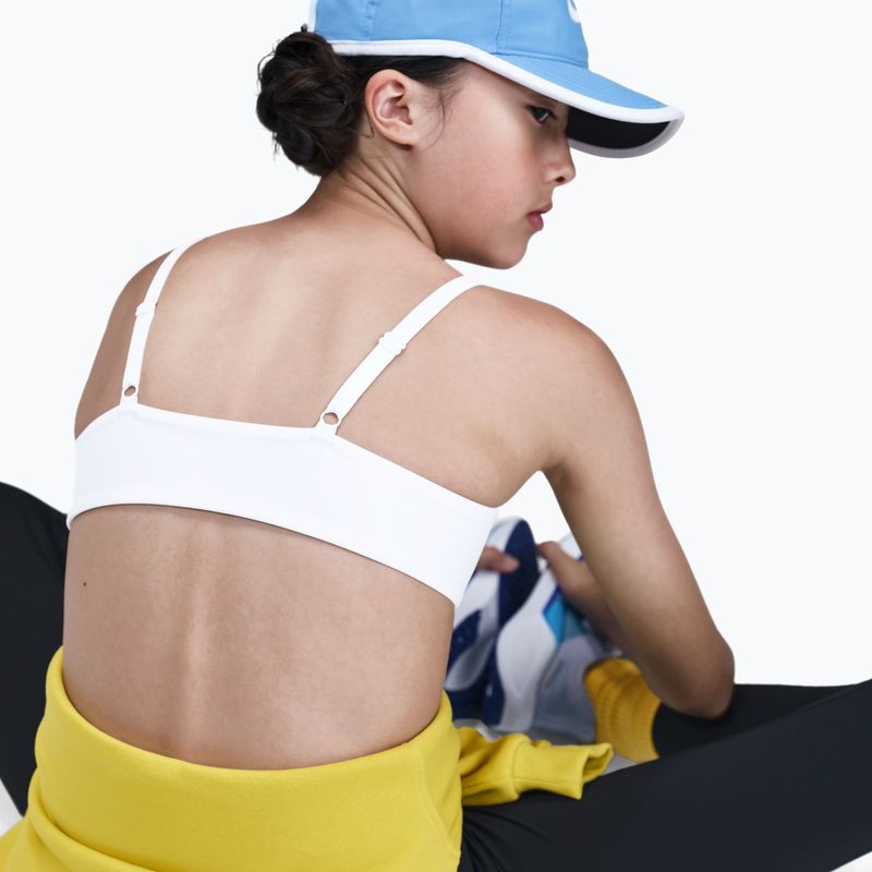 Сутиен за момичета Nike Alate White/Light Smoke Grey 6