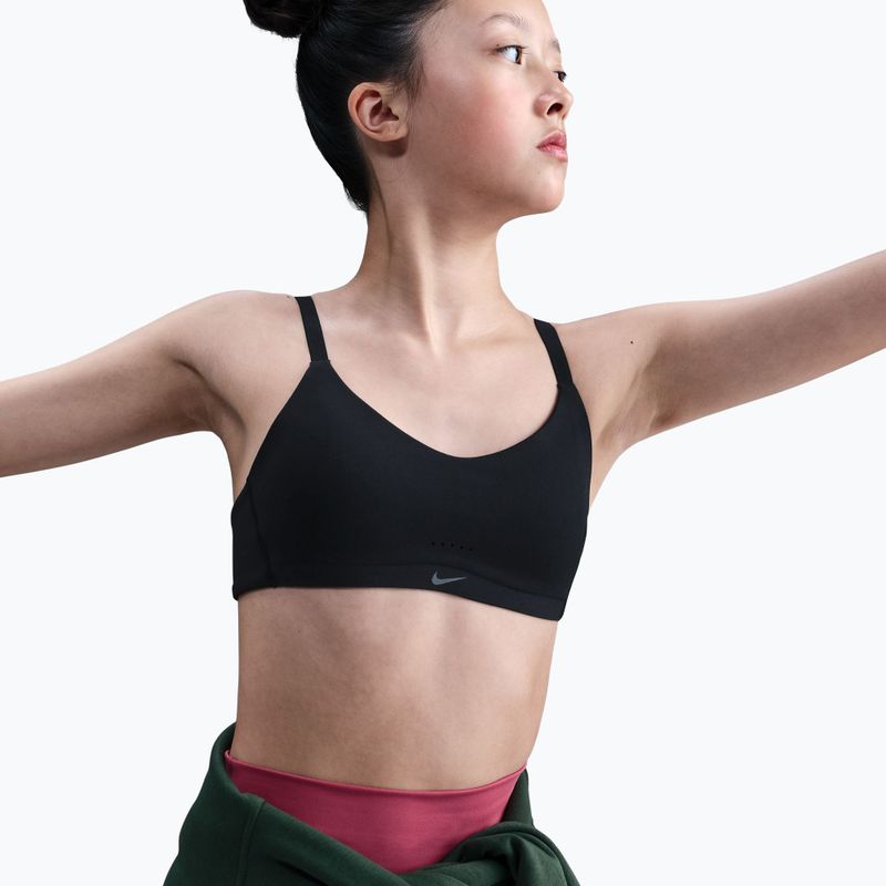 Сутиен за момичета Nike Alate black/white 5