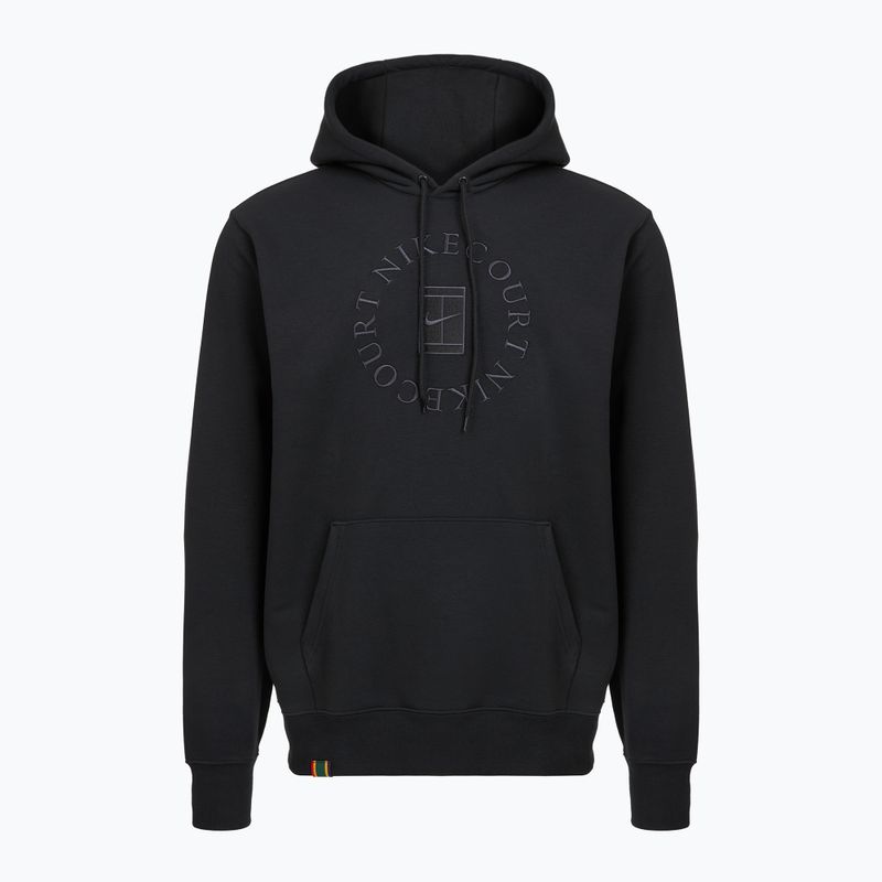 Мъжки тенис суитшърт Nike Court Dri-Fit Heritage French Terry Hoodie black/anthracite 6
