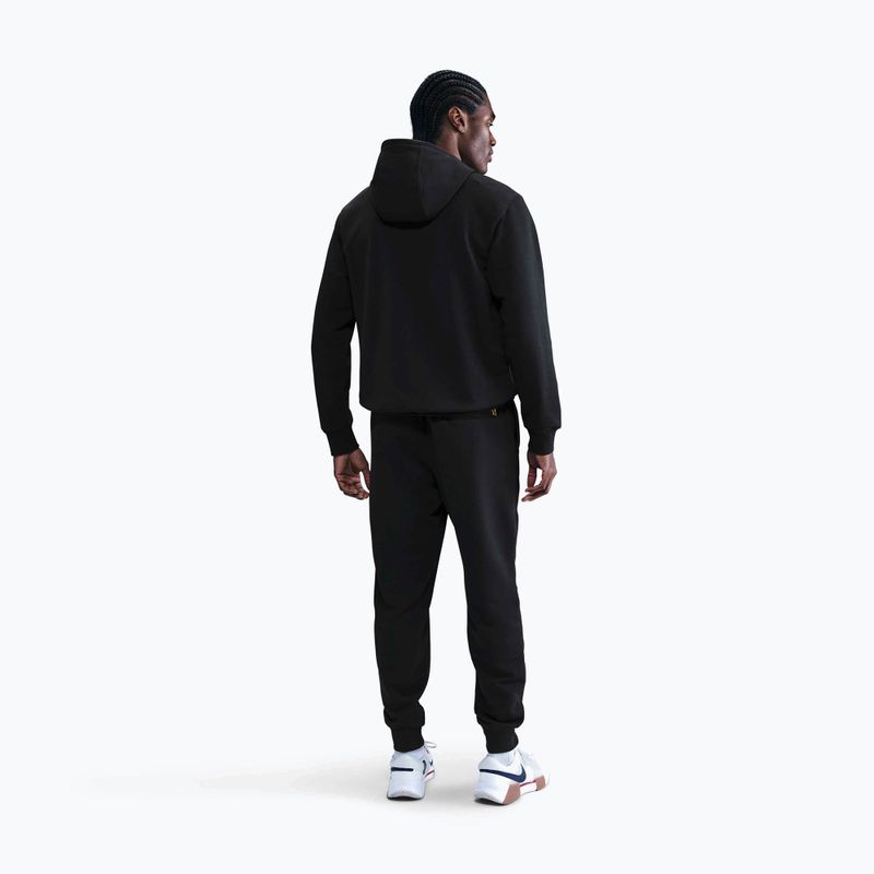 Мъжки тенис суитшърт Nike Court Dri-Fit Heritage French Terry Hoodie black/anthracite 3
